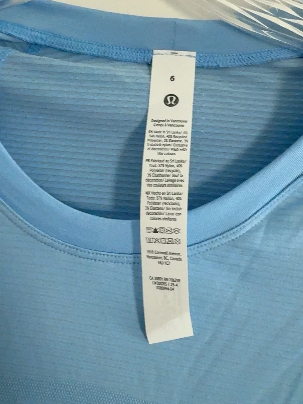 Lululemon Size 6 Swiftly Tech Long Sleeve 2.0 T-Shirt in Race Length